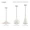 Livex Lighting Metal Shade Mini Pendants 1 Light White Mini Pendant 41185-03 - alternate 3