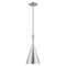 Livex Lighting Metal Shade Mini Pendants 1 Light Brushed Aluminum Mini Pendant 41185-66 - alternate 7