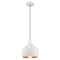 Livex Lighting Metal Shade Mini Pendants 1 Light White Mini Pendant 41186-03 - alternate 9