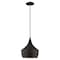 Livex Lighting Metal Shade Mini Pendants 1 Light Black Mini Pendant 41186-04 - alternate 3