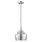 Livex Lighting Metal Shade Mini Pendants 1 Light Brushed Aluminum Mini Pendant 41186-66 - alternate 1