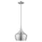 Livex Lighting Metal Shade Mini Pendants 1 Light Brushed Aluminum Mini Pendant 41186-66 - alternate 4