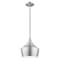 Livex Lighting Metal Shade Mini Pendants 1 Light Brushed Aluminum Mini Pendant 41186-66 - alternate 2