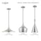 Livex Lighting Metal Shade Mini Pendants 1 Light Brushed Aluminum Mini Pendant 41187-66 - alternate 5