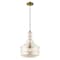 Livex Lighting Art Glass Mini Pendants 1 Light Antique Brass Mini Pendant 41225-01 - alternate 4