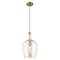Livex Lighting Art Glass Mini Pendants 1 Light Antique Brass Mini Pendant 41226-01 - alternate 3