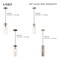 Livex Lighting Art Glass Mini Pendants 1 Light Bronze Mini Pendant 41227-07 - alternate 5