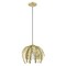 Livex Lighting Acanthus 1 Light Winter Gold Mini Pendan 41231-28 - alternate 5