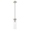 Livex Lighting Art Glass Mini Pendants 1 Light Brushed Nickel Mini Pendant 41236-91 - alternate 2