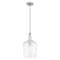Livex Lighting Art Glass Mini Pendants 1 Light Brushed Nickel Mini Pendant 41237-91 - alternate 2
