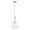 Livex Lighting Art Glass Mini Pendants 1 Light Brushed Nickel Mini Pendant 41238-91 - alternate 1