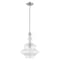 Livex Lighting Art Glass Mini Pendants 1 Light Brushed Nickel Mini Pendant 41238-91 - alternate 3
