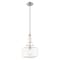 Livex Lighting Art Glass Mini Pendants 1 Light Brushed 41239-91 - alternate 1