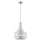 Livex Lighting Art Glass Mini Pendants 1 Light Brushed Nickel Mini Pendant 41246-91 - alternate 1