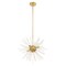 Livex Lighting Utopia 6 Light Satin Brass Pendant Chandelier 41254-12 - alternate 6