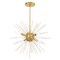 Livex Lighting Utopia 6 Light Satin Brass Pendant Chandelier 41254-12 - alternate 2
