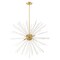 Livex Lighting Utopia 8 Light Satin Brass Pendant Chandelier 41258-12 - alternate 4