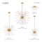 Livex Lighting Utopia 8 Light Satin Brass Pendant Chandelier 41258-12 - alternate 7
