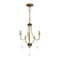 Livex Lighting Glendale 3 Light Antique Brass Mini Chandelier 41273-01 - alternate 2