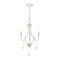 Livex Lighting Glendale 3 Light White Mini Chandelier 41273-03 - alternate 1