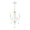 Livex Lighting Glendale 3 Light White Mini Chandelier 41273-03 - alternate 7