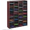 Safco Literature Organizer, Wood, 60 Compartment 9331MH - alternate 2