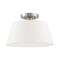 Livex Lighting Belclaire 1 Light Brushed Nickel Ceiling 41312-91 - alternate 1