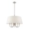 Livex Lighting Belclaire 6 Light Brushed Nickel Pendant Chandelier 41315-91 - alternate 5