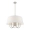 Livex Lighting Belclaire 6 Light Brushed Nickel Pendant Chandelier 41315-91 - alternate 6