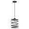 Livex Lighting Geometric Shade Mini Pendants 1 Light Bronze Mini Pendant 41320-07 - alternate 1