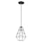 Livex Lighting Geometric Shade Mini Pendants 1 Light Black Mini Pendant 41322-04 - alternate 9