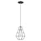 Livex Lighting Geometric Shade Mini Pendants 1 Light Black Mini Pendant 41322-04 - alternate 2