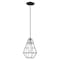 Livex Lighting Geometric Shade Mini Pendants 1 Light Black Mini Pendant 41322-04 - alternate 4