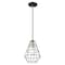 Livex Lighting Geometric Shade Mini Pendants 1 Light Black Mini Pendant 41322-04 - alternate 6
