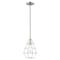 Livex Lighting Geometric Shade Mini Pendants 1 Light Brushed Nickel Mini Pendant 41322-91 - alternate 1
