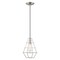 Livex Lighting Geometric Shade Mini Pendants 1 Light Brushed Nickel Mini Pendant 41322-91 - alternate 6
