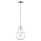 Livex Lighting Geometric Shade Mini Pendants 1 Light Brushed Nickel Mini Pendant 41322-91 - alternate 7