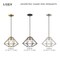 Livex Lighting Geometric Shade Mini Pendants 1 Light Br 41323-07 - alternate 6
