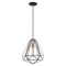 Livex Lighting Geometric Shade Mini Pendants 1 Light Bronze Mini Pendant 41324-07 - alternate 2