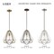 Livex Lighting Geometric Shade Mini Pendants 1 Light Bronze Mini Pendant 41324-07 - alternate 6