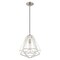 Livex Lighting Geometric Shade Mini Pendants 1 Light Brushed Nickel Mini Pendant 41324-91 - alternate 5
