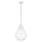 Livex Lighting Geometric Shade Mini Pendants 1 Light White Mini Pendant 41325-03 - alternate 9