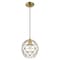 Livex Lighting Geometric Shade Mini Pendants 1 Light Antique Brass Mini Pendant 41326-01 - alternate 8