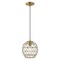 Livex Lighting Geometric Shade Mini Pendants 1 Light Antique Brass Mini Pendant 41326-01 - alternate 10
