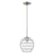 Livex Lighting Geometric Shade Mini Pendants 1 Light Brushed Nickel Mini Pendant 41326-91 - alternate 1