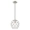 Livex Lighting Geometric Shade Mini Pendants 1 Light Brushed Nickel Mini Pendant 41326-91 - alternate 3