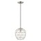Livex Lighting Geometric Shade Mini Pendants 1 Light Brushed Nickel Mini Pendant 41326-91 - alternate 5