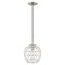 Livex Lighting Geometric Shade Mini Pendants 1 Light Brushed Nickel Mini Pendant 41326-91 - alternate 7