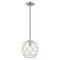 Livex Lighting Geometric Shade Mini Pendants 1 Light Brushed Nickel Mini Pendant 41326-91 - alternate 10