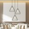 Livex Lighting Geometric Shade Mini Pendants 1 Light Brushed Nickel Mini Pendant 41329-91 - alternate 2